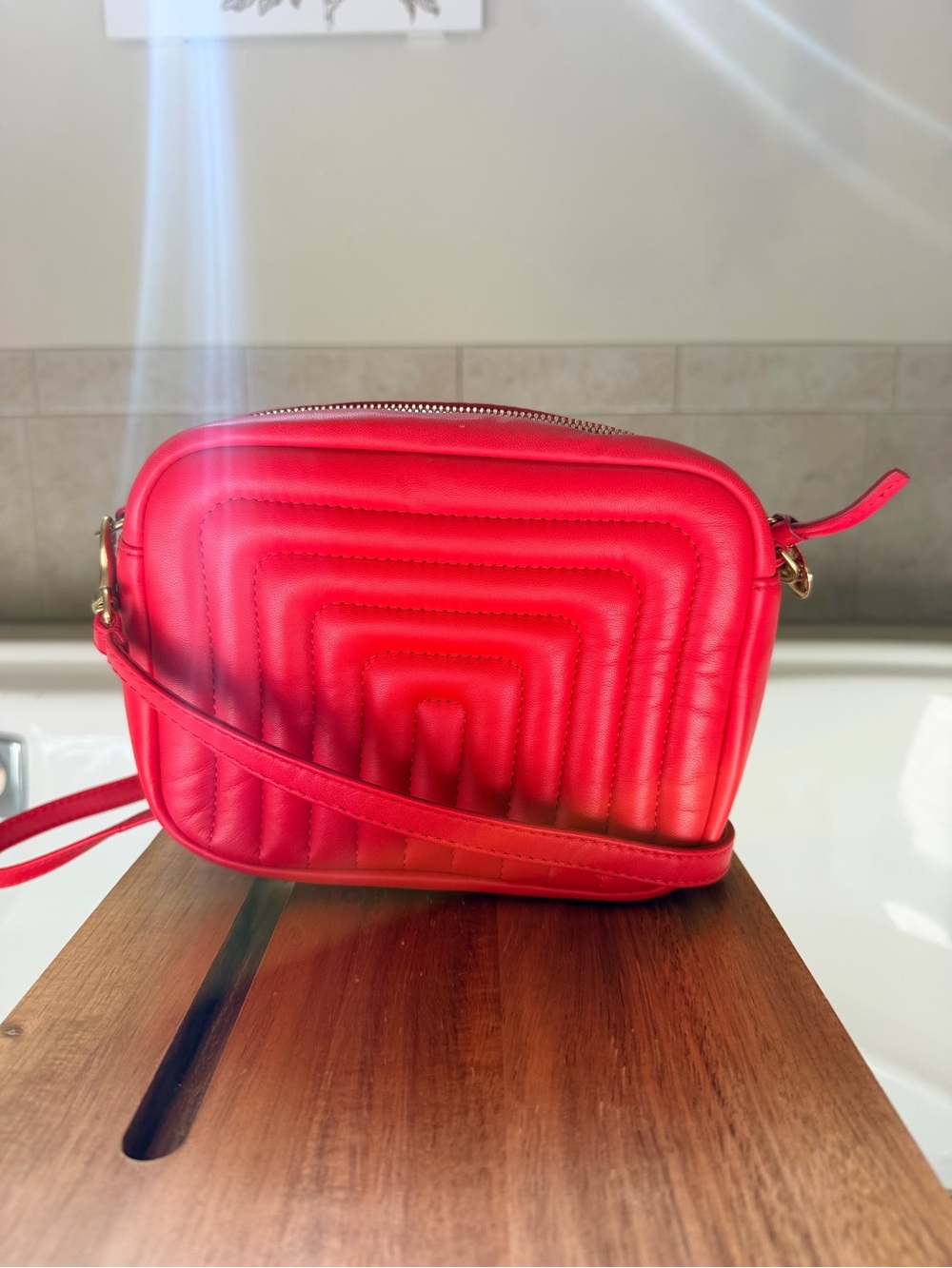 Clare V Midi Sac - Rouge Channel Quilted $325